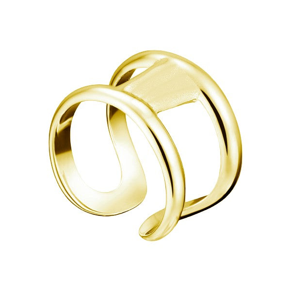 Offener Ring Gold 316 Stahl