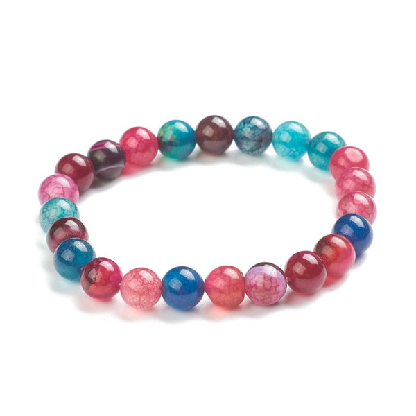 Bracelet for men or women natural agate stones