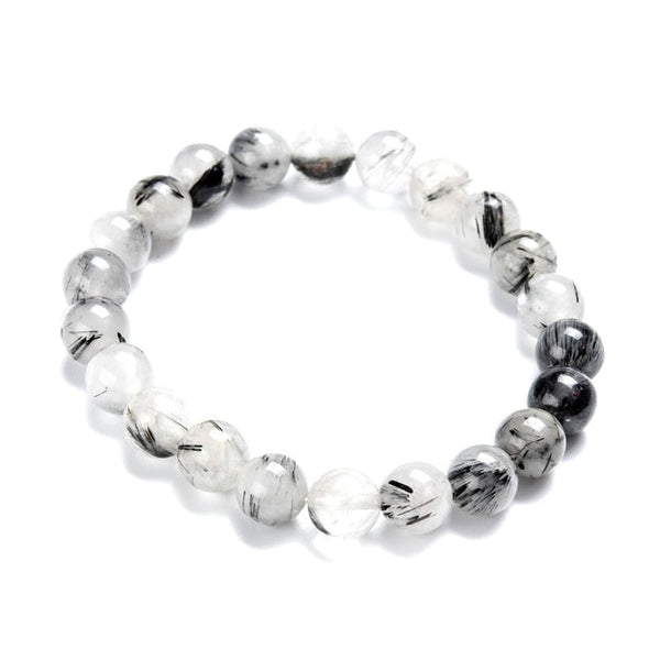 Bracelet for men or women natural tourmaline stones 8 mm