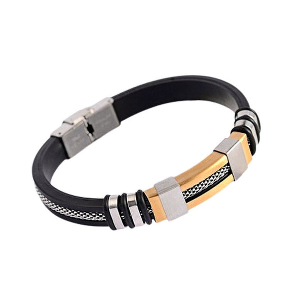 Stainless steel cable bracelet